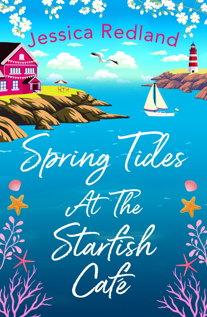 Spring Tides At The Starfish Café by Jessica Redland book cover.  